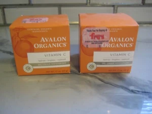 lot of 2 - Avalon Organics Gel Cream Moisturizer with Vitamin C, 1.7 Oz - Picture 1 of 5