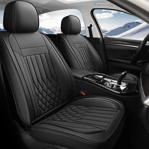 Car Seat Covers Full Set, Faux Leather Seat Covers, Car Seat Protectors Water... - Picture 1 of 6