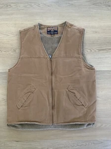 Duluth Trading Utility Zip Up Vest Work Wear Sherpa Lined Sz L Trucker Outdoors - Bild 1 von 12