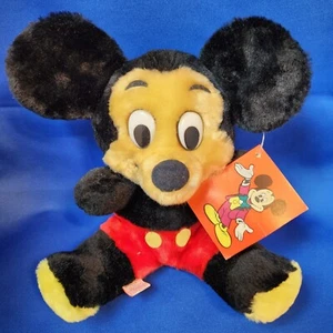 Vintage 1970's Disneyland Mickey Mouse Dakin Plush 8" Stuffed Toy Korea With Tag - Picture 1 of 21