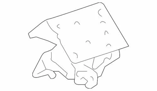 Suporte de motor genuíno GM 2006-2016 Chevrolet GMC Express 2500 Savana 2500 25879094 - Imagem 1 de 2