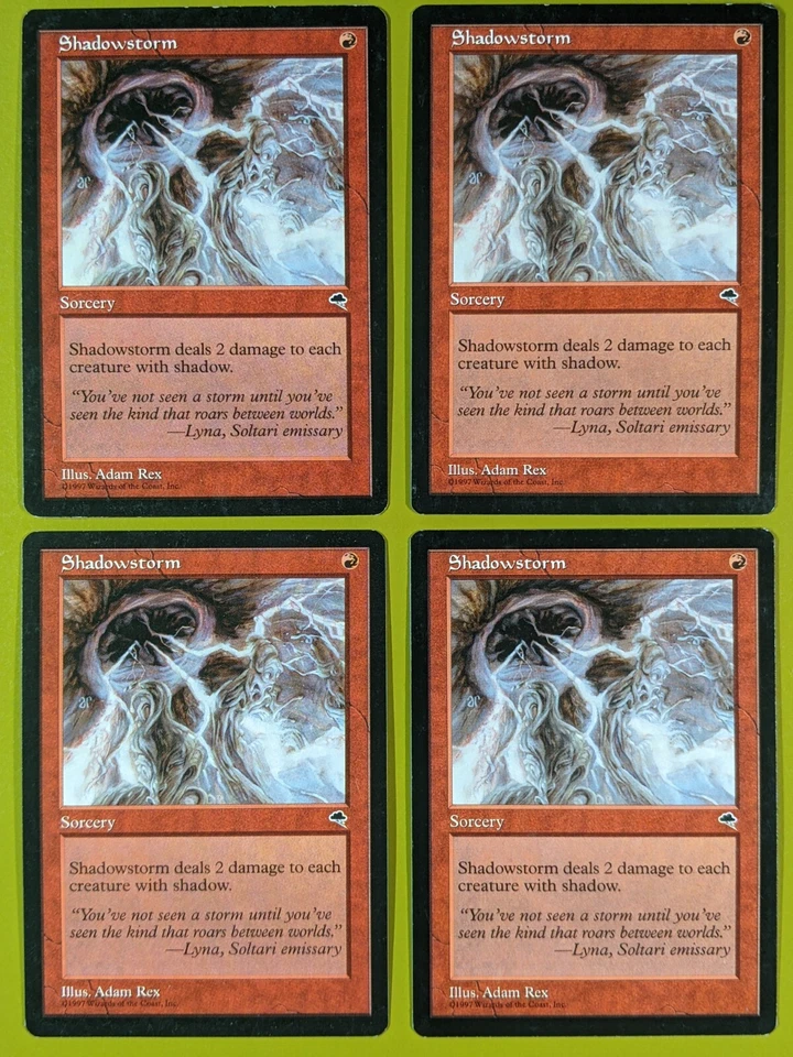 Shadowstorm x4 Tempest 4x Playset Magic the Gathering MTG - Image 1 of 1