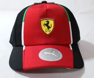 Puma Kids Scuderia Ferrari F1 Snapback Team Hat SV3 Multicolor Adjustable NWT - Picture 1 of 6