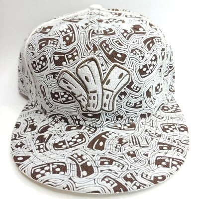 New Era 59Fifty 3 Tri-Domino Fitted Hat Cap Black Embroidered  7 1/8 Gamble RARE - Image 1 of 4