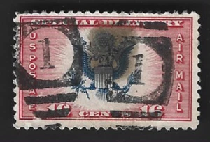 Scott# CE2 16c Special Delivery with two Numeral "1" Cancels - (A-3) - Picture 1 of 2
