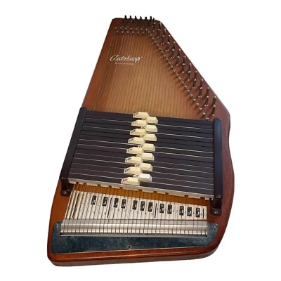 OSCAR SCHMIDT Autoharp 15 EBH 15 Chord 36 String  Tuning Wrench 1970s Very Nice - Image 1 of 4