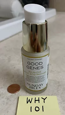 Tratamiento de ácido láctico todo en uno Sunday Riley Good Genes 1 oz/30 ml; NUEVO sin caja Foto 1 de 4