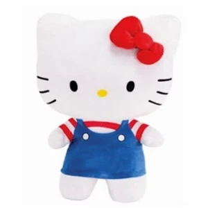 Sanrio Hello Kitty With Blue Overalls Outfit Plush - Brand NEW - Picture 1 of 1