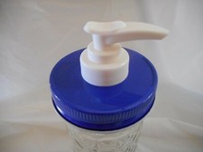 Mason Jar Lotion & Soap Dispenser Converter Lid - Multiple Color & Set Choices