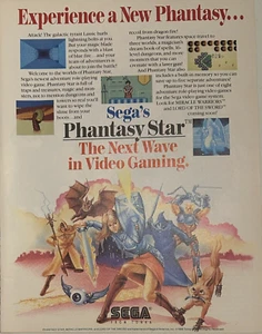 Anuncio/póster impreso vintage original Sega - decoración de arte de pared de videojuegos - Imagen 1 de 3
