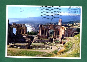 cartolina TAORMINA TEATRO GRECO  postcard-carte postale-postkarte cartoline - Imagen 1 de 1