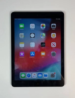 Apple iPad Air 1st Gen 16GB Wi-Fi 9.7" Space Grey A1474 iOS 12.5.7 - Image 1 of 4