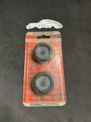 Pieza de coche de radiocontrol Team Corally vintage # 14520 neumáticos delanteros montados punto púrpura 1/12 Foto 1 de 2