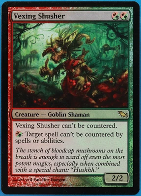 Vexing Shusher FOIL Shadowmoor NM Red Green Rare MTG CARD (ID# 508075) ABUGames - Image 1 of 2