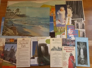 EPHEMERA - Bundle Mixed Paper Ephemera Photos Leaflets Posters Bookmarks Bundle - Picture 1 of 10