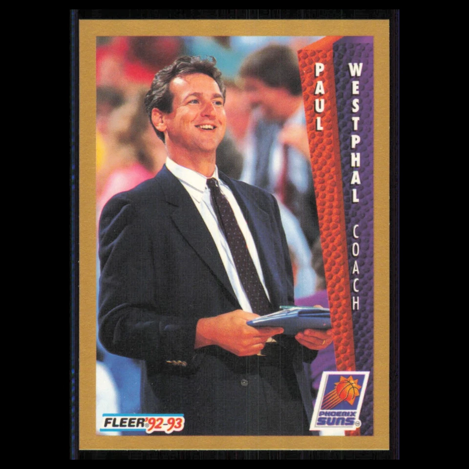 Paul Westphal #184 1992 Fleer Phoenix Suns Basketball Card NBA NM - Image 1 of 3