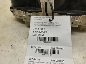00-02 TOYOTA MR2 SPEEDOMETER CLUSTER - Picture 1 of 12