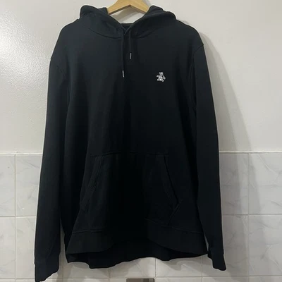 Penguin Munsingwear Hombres Negro XL Sudadera con Capucha Sudadera Informal Ropa de Calle Viaje Gimnasio Foto 1 de 4