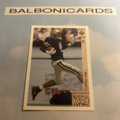 1992 Upper Deck - #7 Willie Clay (RC) Rookie NM+ Free Shipping! - Image 1 of 2