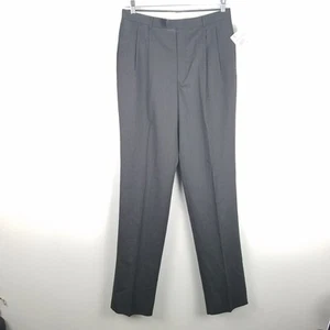 Jones New York Men Black Dress Pants Made in Canada 40 Reg W 33.5 (A62) - Picture 1 of 20