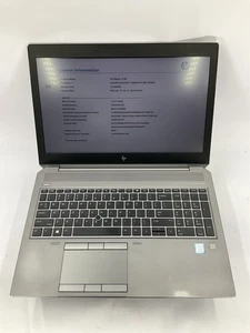 HP ZBook 15 G6 15,6" Core i7-9850H 256GB 32GB B Win 11 Pro *LESEN* - Bild 1 von 11
