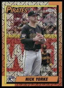 2025 Topps Series 2 Nick Yorke Chrome Refractor Mojo RC #T90C-133 Pirates - Picture 1 of 2