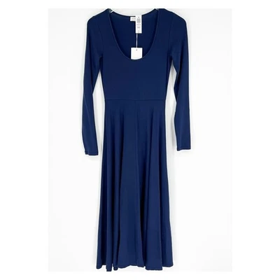 NWT Aritzia Wilfred Bungalow Midi Dress S Blue - Image 1 of 4