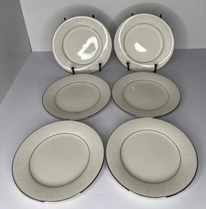 Vtg Noritake Ivory Japan Marseille 7550 Set Of 6 Bread Plates Excellent - Picture 1 of 5