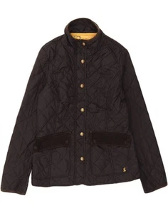 JOULES Womens Quilted Jacket UK 12 Medium Navy Blue Polyamide BM15 - Picture 1 of 3