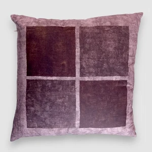 Carrara MODULE 40x40 pure cotton brown checked cushion - Picture 1 of 3