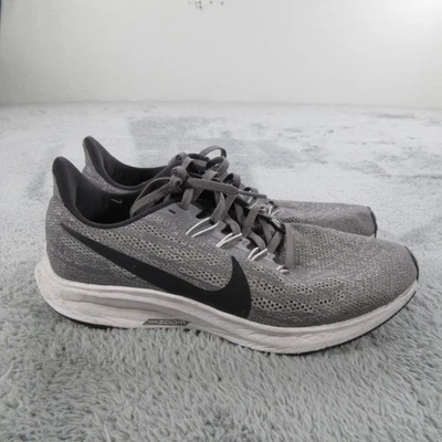 Nike Air Zoom Pegasus 34 Shoes Womens Size 8.5 Gray Black Running Mesh Sneakers - Image 1 of 4