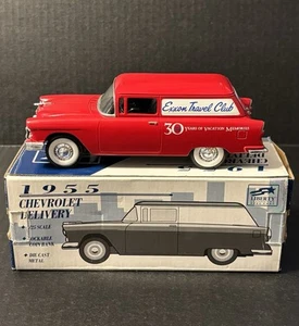 1955 Chevy Sedan Delivery Exxon Travel Club Die Cast 30 Years Vacation Vintage - Picture 1 of 11