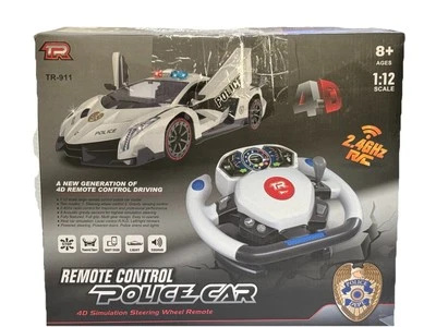 Remote Control Police Car, 4D Motion Gravity and Steering Wheel Control, 1:12 - Image 1 of 4