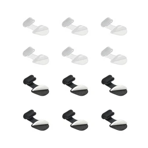 0,9 cala wtyczka przeciwpyłowa USB typu C, 12 szt. pokrywa wtyczki przeciwpyłowej, czarna / biała / przezroczysta - Zdjęcie 1 z 6