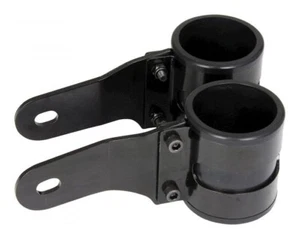 Bike It Negro Sigiloso Soporte Del Faro 38-40MM - Par - Imagen 1 de 1