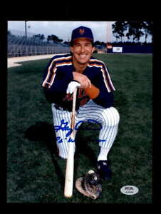 Gary Carter PSA DNA Signed 8x10 Photo Autograph Mets