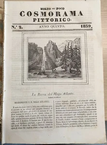 COSMORAMA PITTORICO 1839 ROCCA MAGO D'ATLANTE AZEGLIO BRADAMANTE ISOLA CELEBE - Imagen 1 de 1