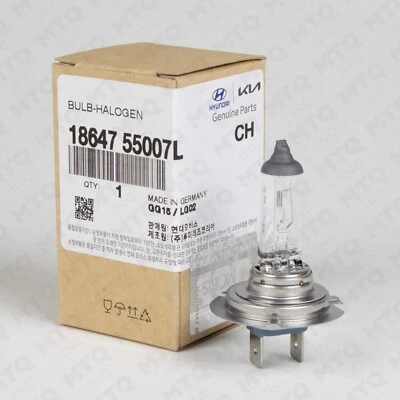 New Hyundai Kia H7 Headlight Bulb (1PC) Clear 12V 55W - 18647-55007L - Image 1 of 4