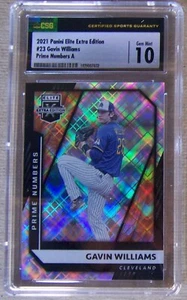 2021 PANINI ELITE EDITION #23 GAVIN WILLIAMS #155/238 PRIME NUMBER A CSG MINT 10 - Picture 1 of 2