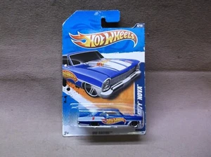 HOT WHEELS 2011 #154 BLUE 1966 CHEVROLET 66 CHEVY II NOVA DUECE HOT ROD MUSCLE - Picture 1 of 3