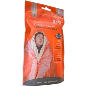 SURVIVE OUTDOORS LONGER® (SOL) Emergency Blanket (Heatsheet, Survival Kit, Abri) - Picture 1 of 3