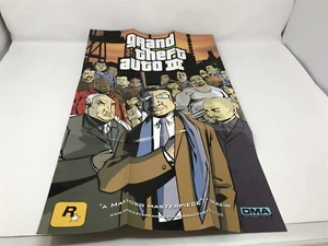 GRAND THEFT AUTO III - Sony Playstation 2 Ps2 Xbox MAP / POSTER GAME INSERT ONLY - Imagen 1 de 2