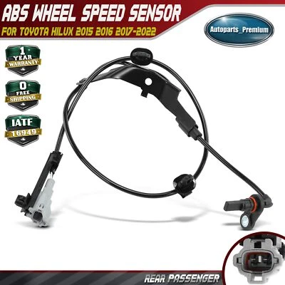 Sensor de velocidad de rueda ABS pasajero trasero derecho para Toyota Hilux 2015-2022 895450K240 Foto 1 de 4