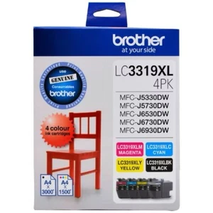 Brother LC 3319XL Ink Cartridges 4 Colour Value Pack - Picture 1 of 1