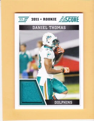 DANIEL THOMAS 2011 SCOREROOKIE JERSEY #DT MIAMI DOLPHINS NM-MT - Image 1 of 2