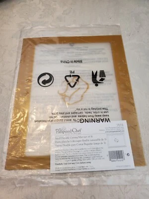 Pampered Chef Flexible Small Cutting Mats New 10.5 X 8.5 Set Of 3 NIP - Image 1 of 3