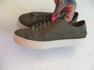 Frye 8.5 Lena动物印花绿色运动鞋 — 第 1/4 张图片