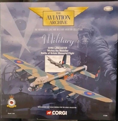 CORGI Aviation Military Avro Lancaster Mickey The Moocher 47306 1:144 NEW - Image 1 of 4