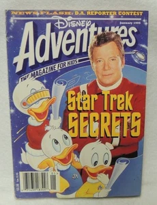 Disney Adventure Magazine Jan 1995 - Star Trek Battle of The Captains Kirk & Pic - Imagen 1 de 3