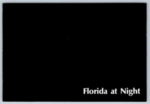 Florida at Night, Chrome Postcard - Picture 1 of 2